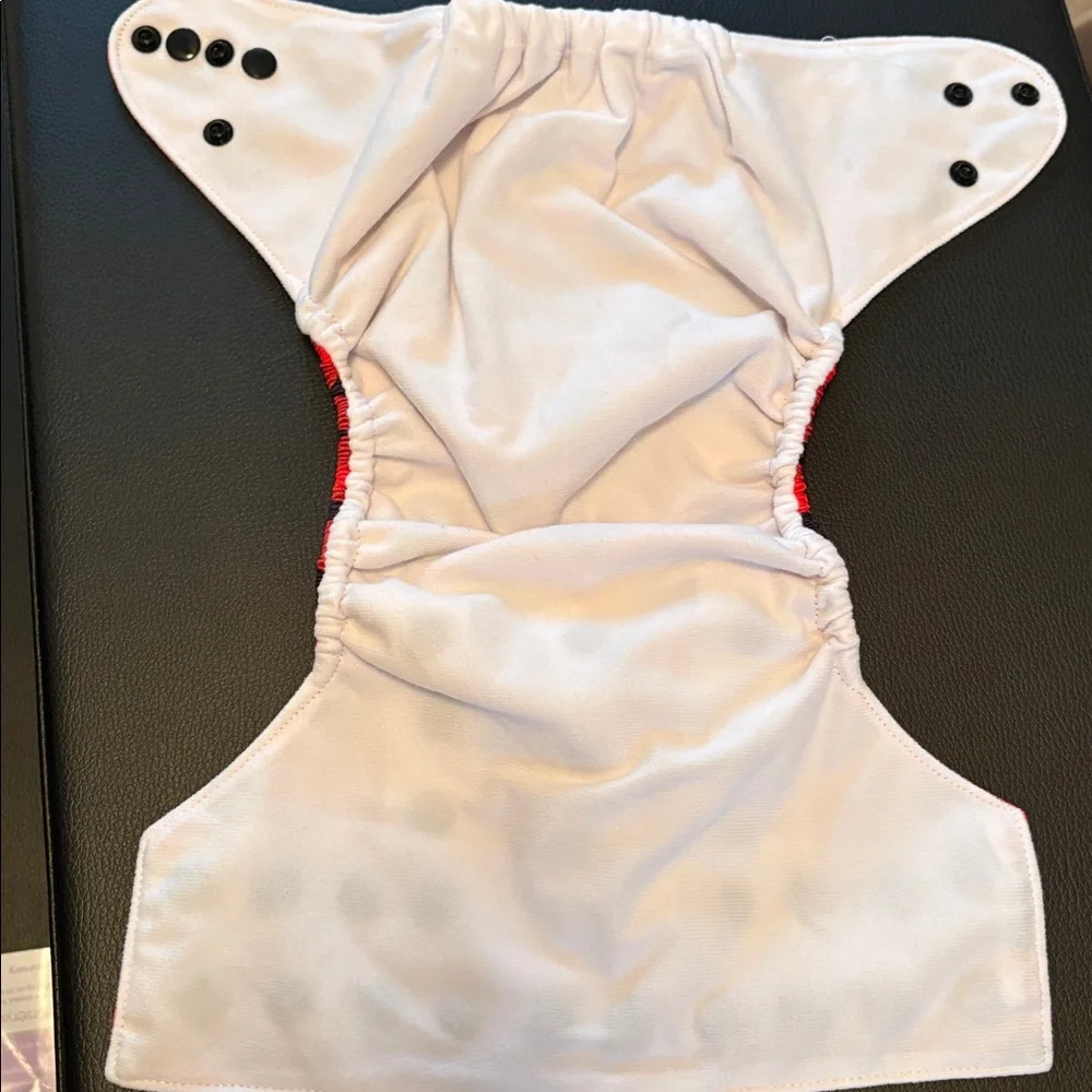 Red Plaid Reusable Cloth Diaper Cover
